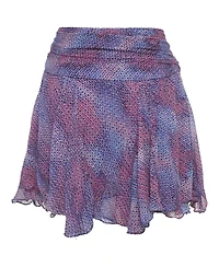 Pre-Owned Isabel Marant Women's Printed Silk Wrap Mini Skirt