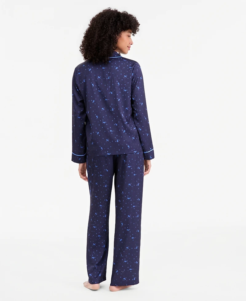 Disney | Macy's Women's Sorcerer's Apprentice Mickey Satin Pajama Set, Exclusive
