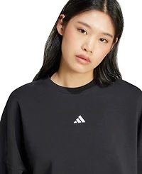 adidas Women's Essentials Crewneck Small-Logo Sweatshirt