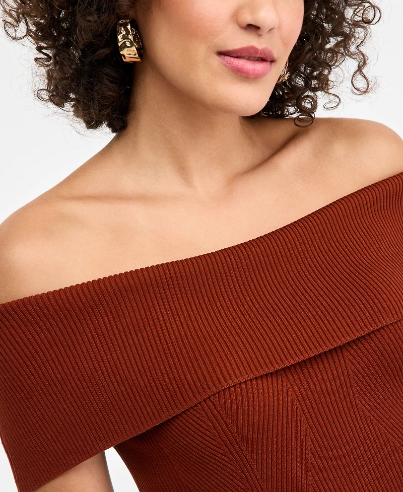 I.n.c. International Concepts Women's Off-The-Shoulder Sweater, Macy's Exclusive