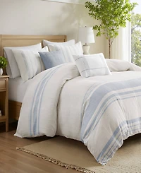Harbor House Morgan Jacquard Cotton 5-Pc. Duvet Cover Set, Full/Queen