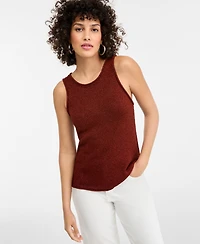 I.n.c. International Concepts Women's Metallic Sweater Tank, Macy's Exclusive
