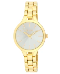 Bcbg Women's Quartz Round Gold Stainless Steel Watch 32mm