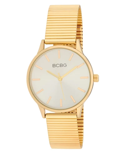 Bcbg Women's Quartz Round Gold Stainless Steel Watch 34mm
