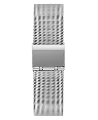 Bcbg Women's Quartz Rectangle Silver Stainless Steel Watch 23mm