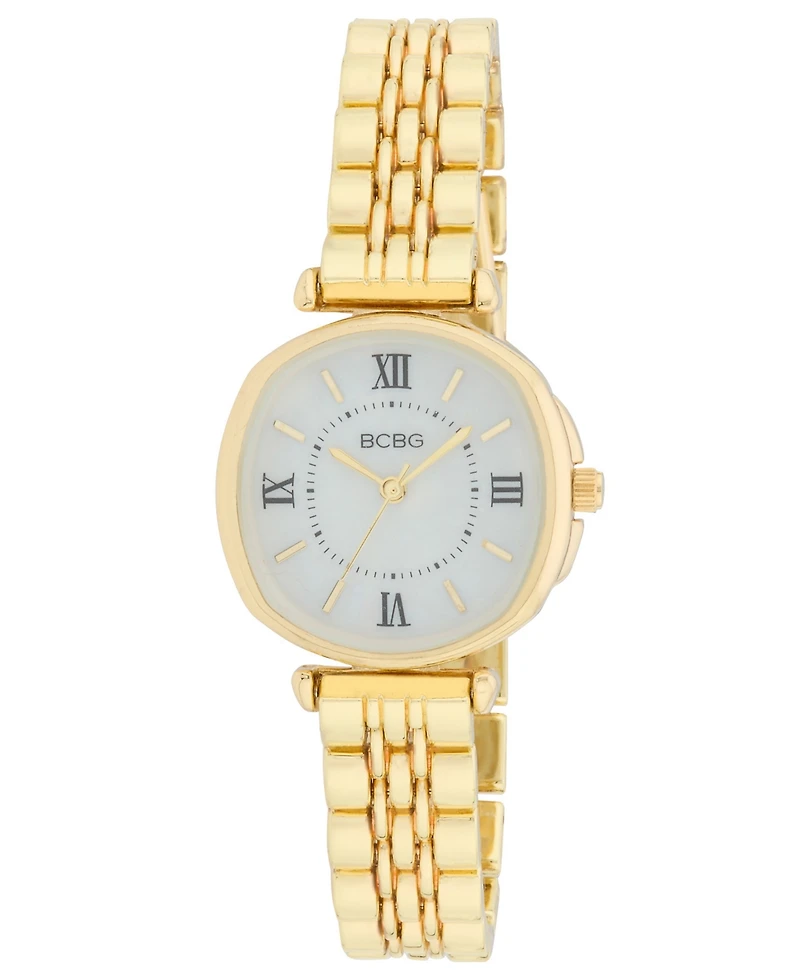 Bcbg Women's Quartz Round Gold Stainless Steel Watch 28mm