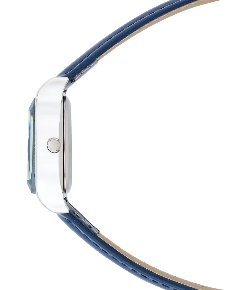 Bcbg Women's Quartz Square Blue Stainless Steel Watch 27mm