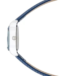 Bcbg Women's Quartz Square Blue Stainless Steel Watch 27mm