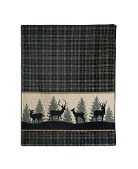 Donna Sharp Deer Walk Reversible Throw, 50" x 60"
