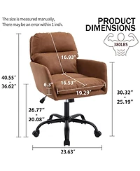 Rainsken Pu Leather Office Desk Chair