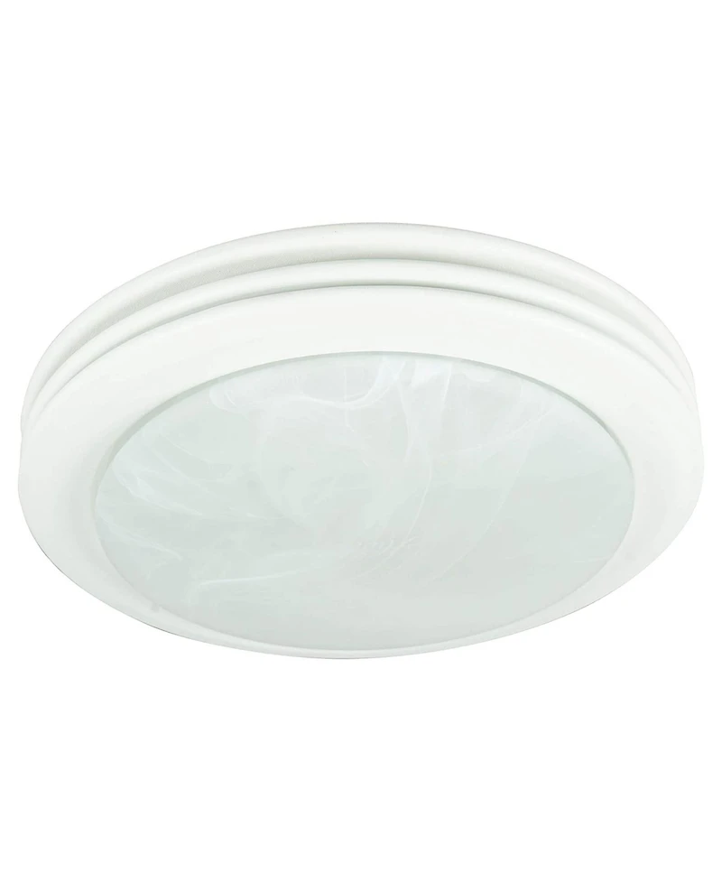 Good Housekeeping Yorkshire Bathroom Ventilation Fan with Light, Satin White