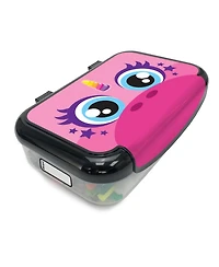 Gnuadz Plastic Pencil Box Character Stationery Organizer School Supplies Toy Holder Snap Close