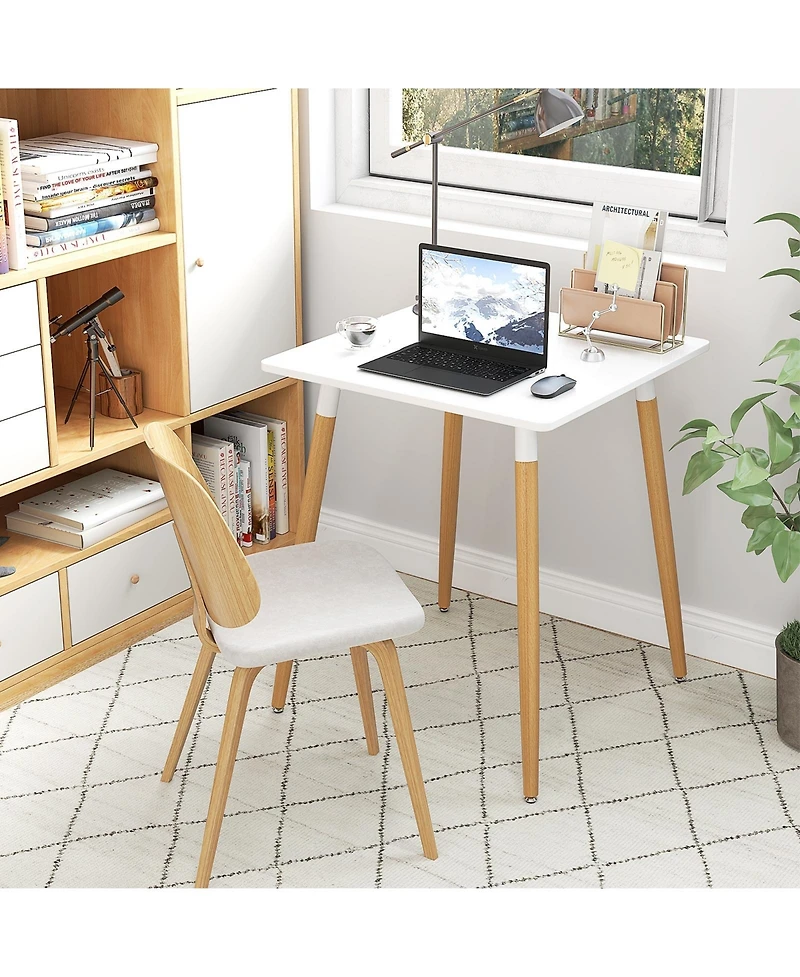 Slickblue Square Kitchen Dining Table with Adjustable Leveling Foot Pads