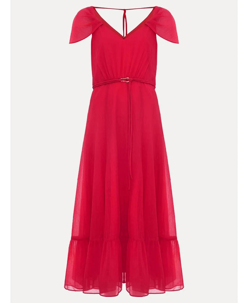 Phase Eight Women's Jen Gathered V-Neck Midi Dress