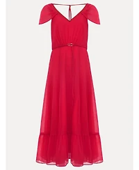 Phase Eight Women's Jen Gathered V-Neck Midi Dress