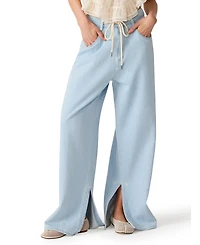 Steve Madden Women's Maycen Mid-Rise Wide Leg Pants