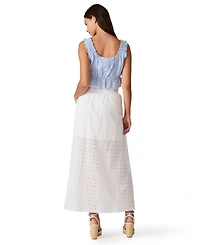 Steve Madden Women's Brooklyn Square Neck Sleeveless Top