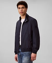 Calvin Klein Men's Nylon Grid Bomber Jacket
