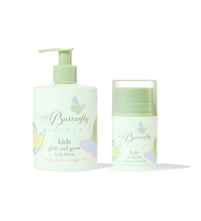 Little Butterfly London Kid's All Day Fun 2 Product Hair and Skincare Bundle