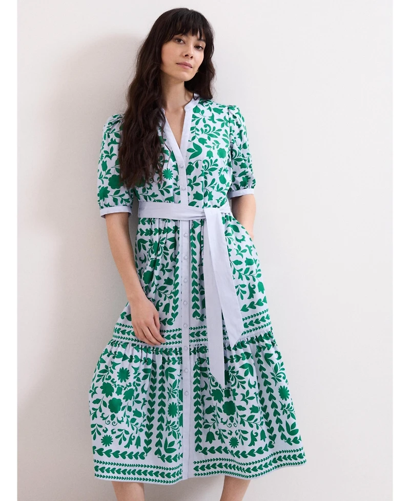 Phase Eight Women's Trinity Printed Midi Dress