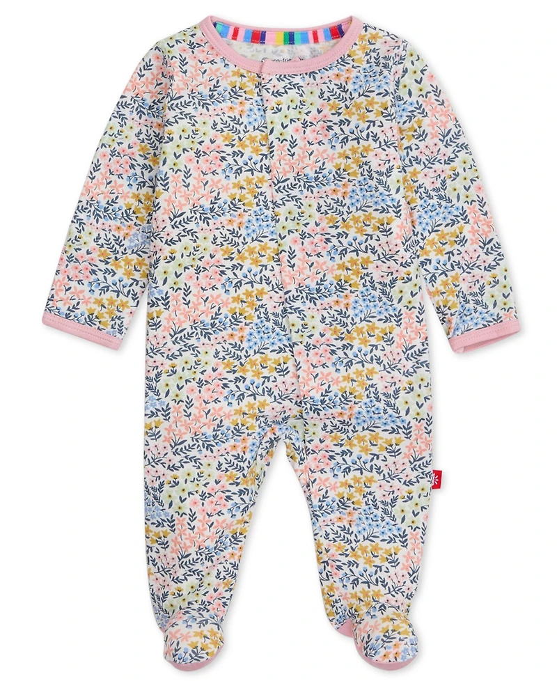 Magnetic Me Baby Girl Chelsea Ruffle Footie W/ Ruffles