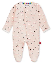 Magnetic Me Baby Girls' Baa Long-Sleeve Coverall