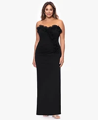 Xscape Plus-Size Strapless Sweetheart Ball Gown