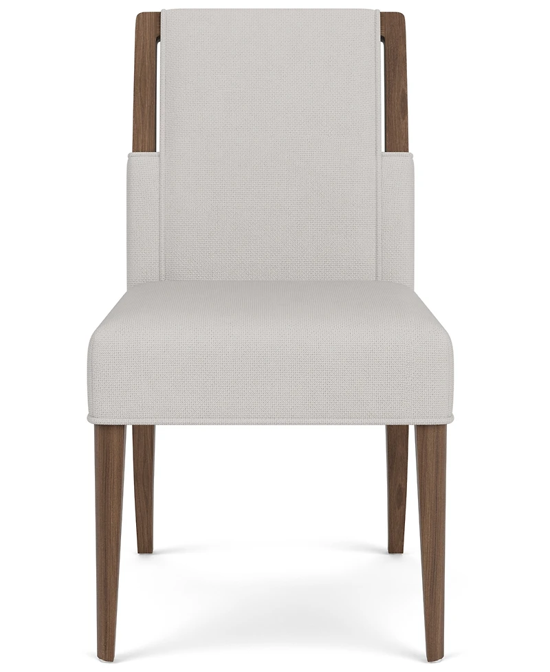 Amelie Rectangular 5-Piece Wood Dining Set (Table & 4 Upholstered Side Chairs)