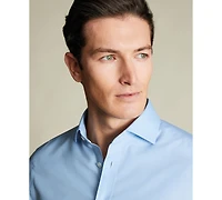 Charles Tyrwhitt Men's Slim-Fit Twill Weave Dress Shirt