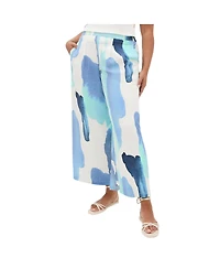 City Chic Plus Surface Level Print Pant