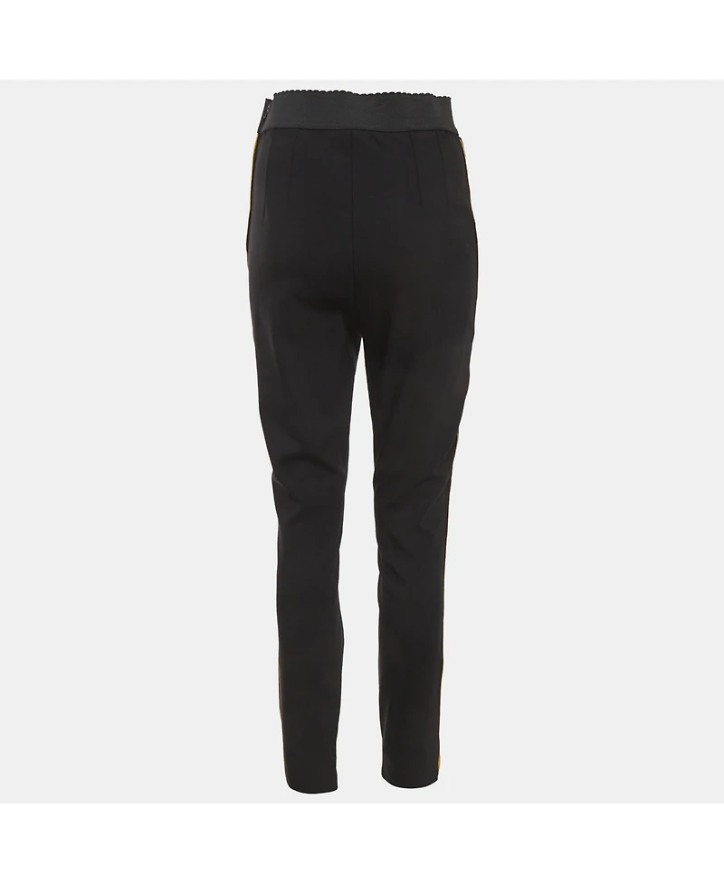 Pre-Owned Dolce & Gabbana Women's Crepe Skinny Trousers