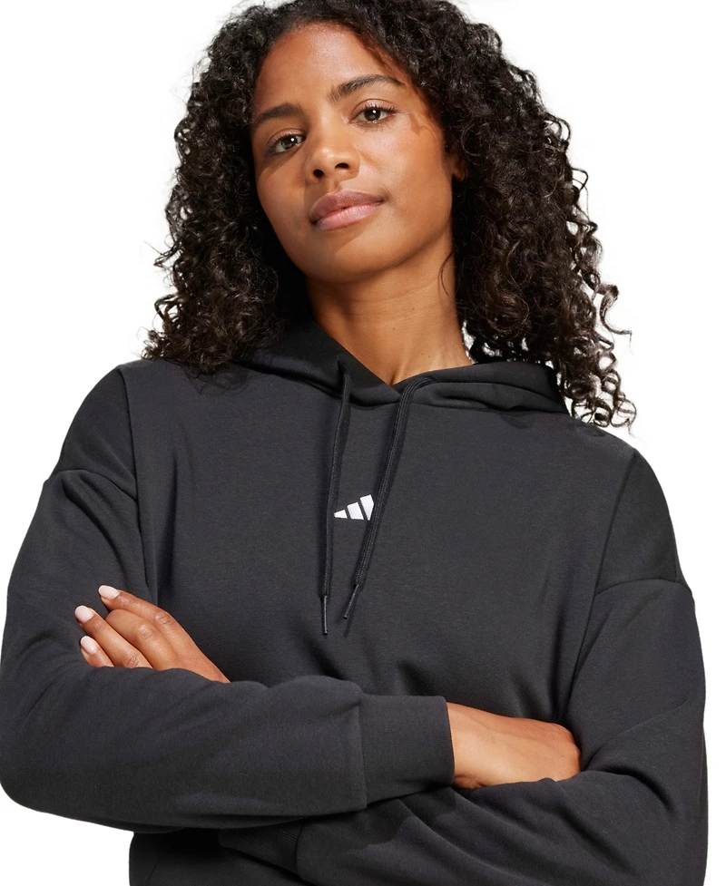 adidas Women's Essentials Long-Sleeve Logo Hoodie