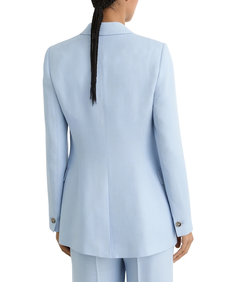Reiss Women's Double-Breasted Peak-Lapel Suit Jacket