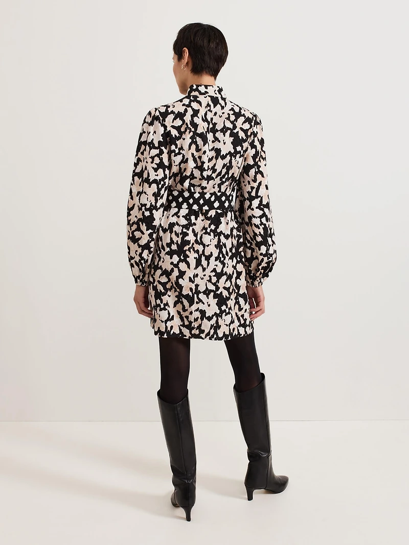 Phase Eight Women's Dolly Mandarin Collar Mini Shirt Dress