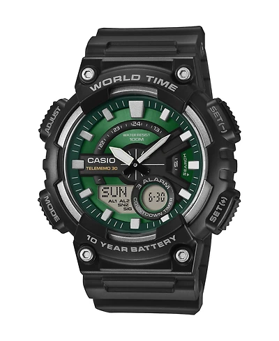 Casio Men's Black Analog Digital Resin Watch 48.2mm