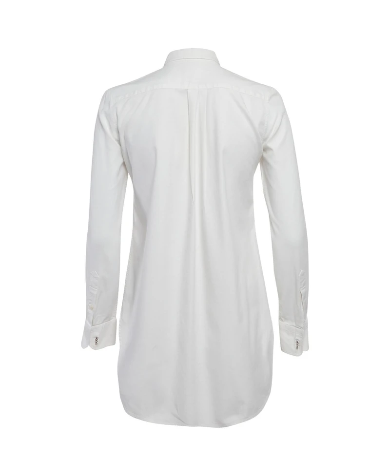 Pre-Owned Dolce & Gabbana Women's Cotton Half Placket Blouse