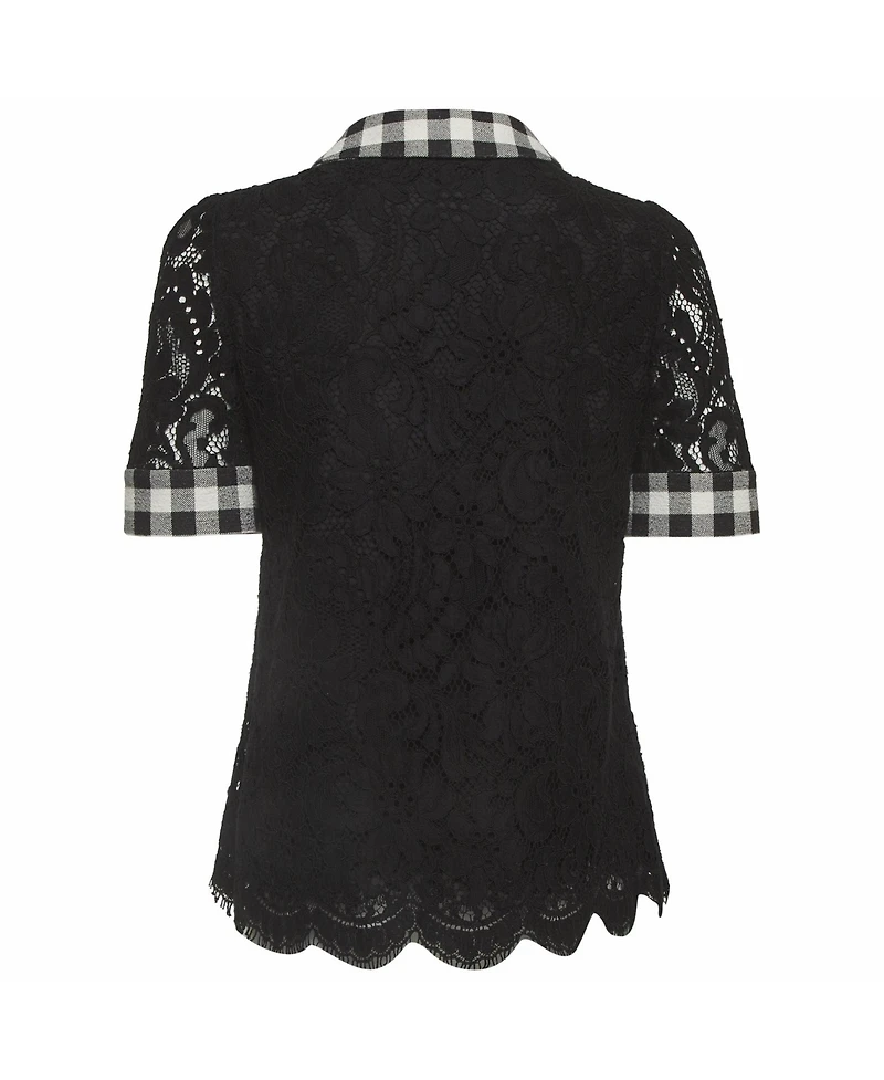 Pre-Owned Dolce & Gabbana Women's Lace T-Shirt