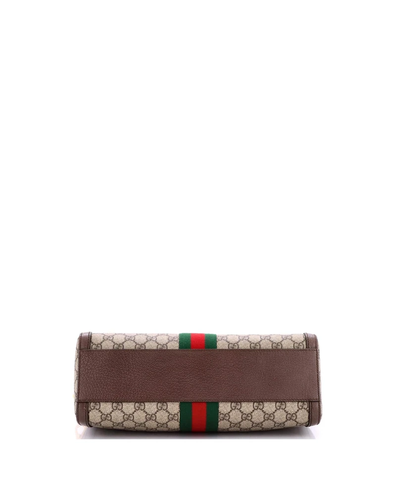 Pre-Owned Gucci Medium Ophidia Convertible Boston Bag Gg Coated Canvas