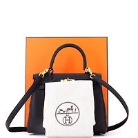Pre-Owned HERMES Kelly 25 Handbag Togo with Gold Hardware