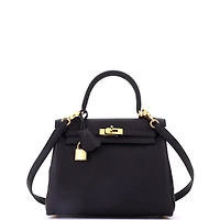 Pre-Owned HERMES Kelly 25 Handbag Togo with Gold Hardware