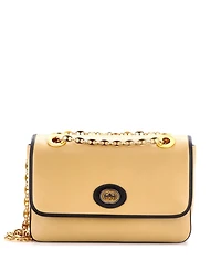 Pre-Owned Gucci Small Marina Chain Flap Bag Leather