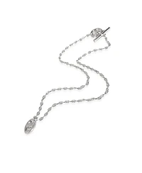 Pre-Owned HERMES Farandole Pendant in 18K White Gold 0.45 Ctw