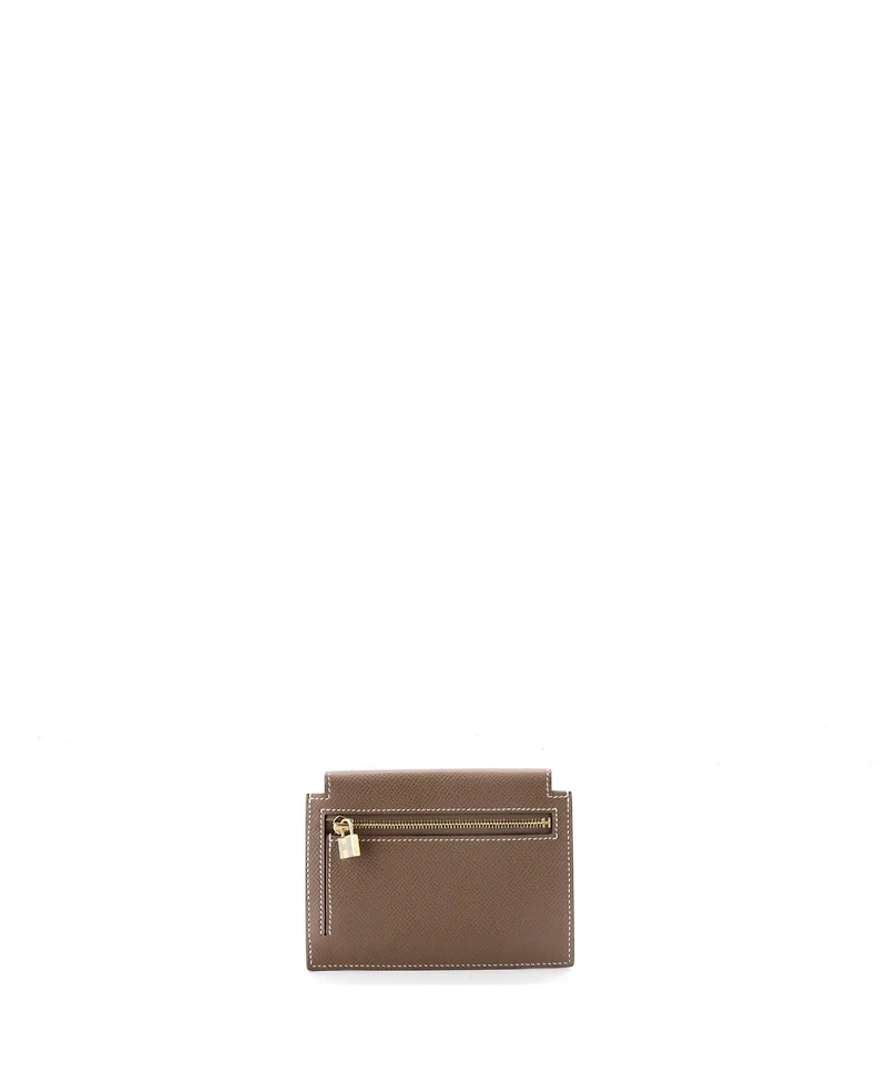 Pre-Owned Hermes Kelly Pocket Compact Wallet Epsom
