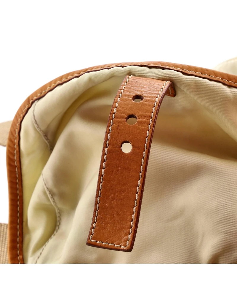 Pre-Owned Prada Small Double Front Pocket Backpack Tessuto