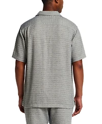 Weatherproof Vintage Men's Jacquard Knit Patch Shirt
