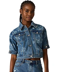 Steve Madden Women's Collared Front Button Jacket