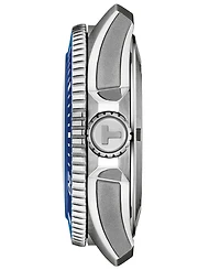 Tissot Men's Seastar Blue Rubber Strap Watch 44mm