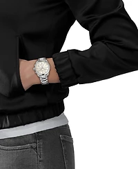 Tissot Men's Gray Stainless Steel Strap Watch 36mm