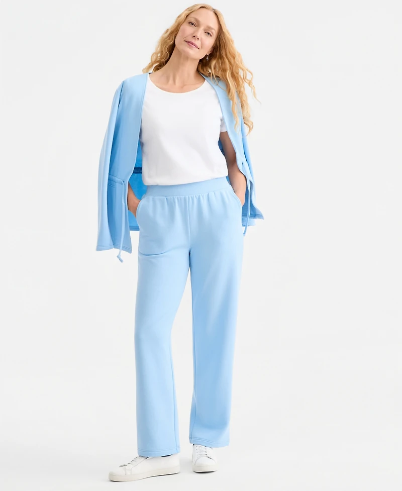 Style & Co Petite Mid-Rise Relaxed Pants, Macy's Exclusive