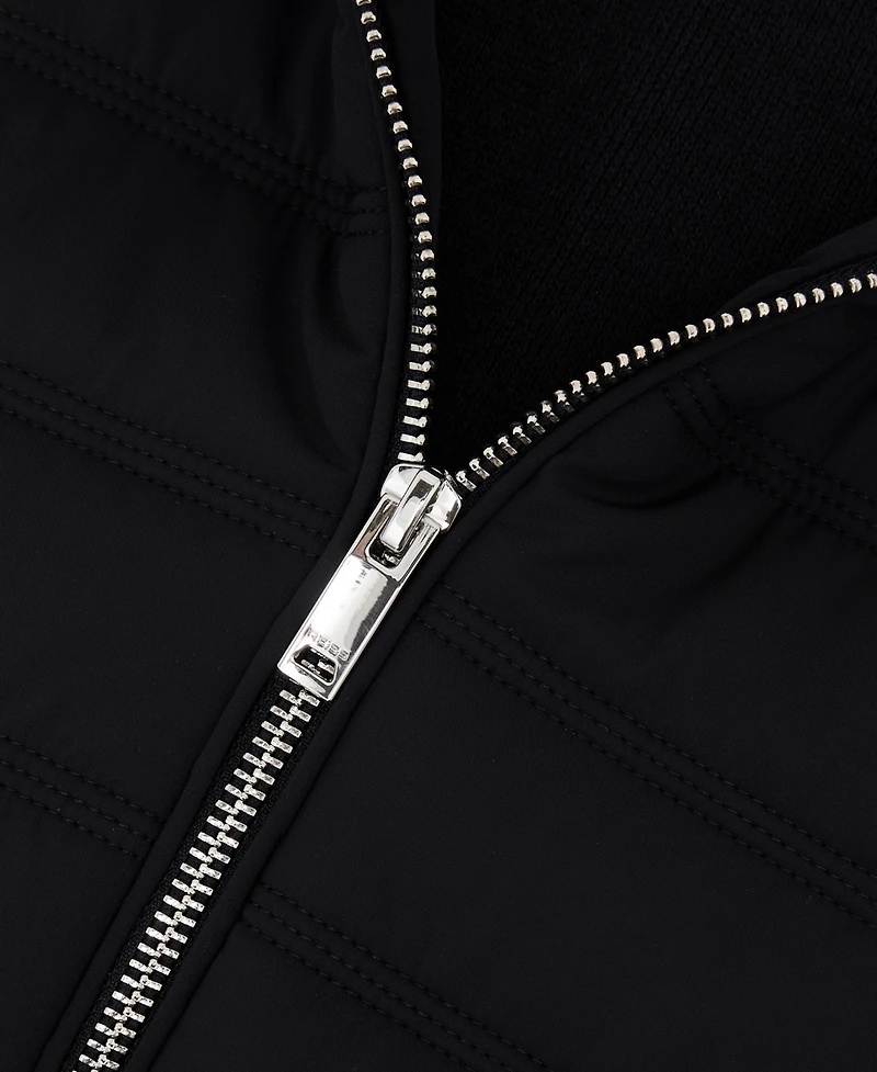 Reiss Men's Newford Funnel-Neck Quilted Knit Gilet